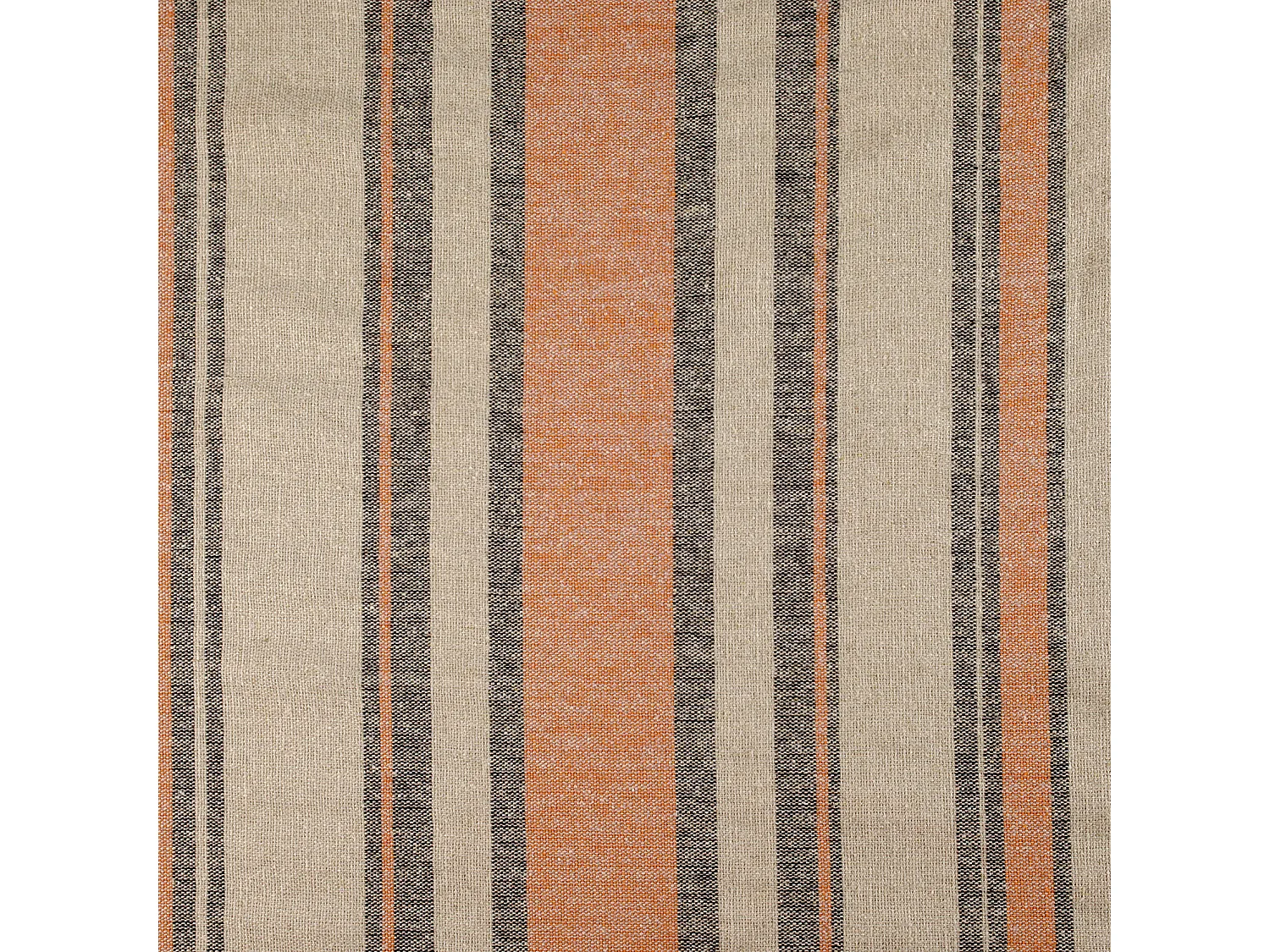 Cortina con Ojetes Rayada Estilo Mediterráneo 140 x 265 cm