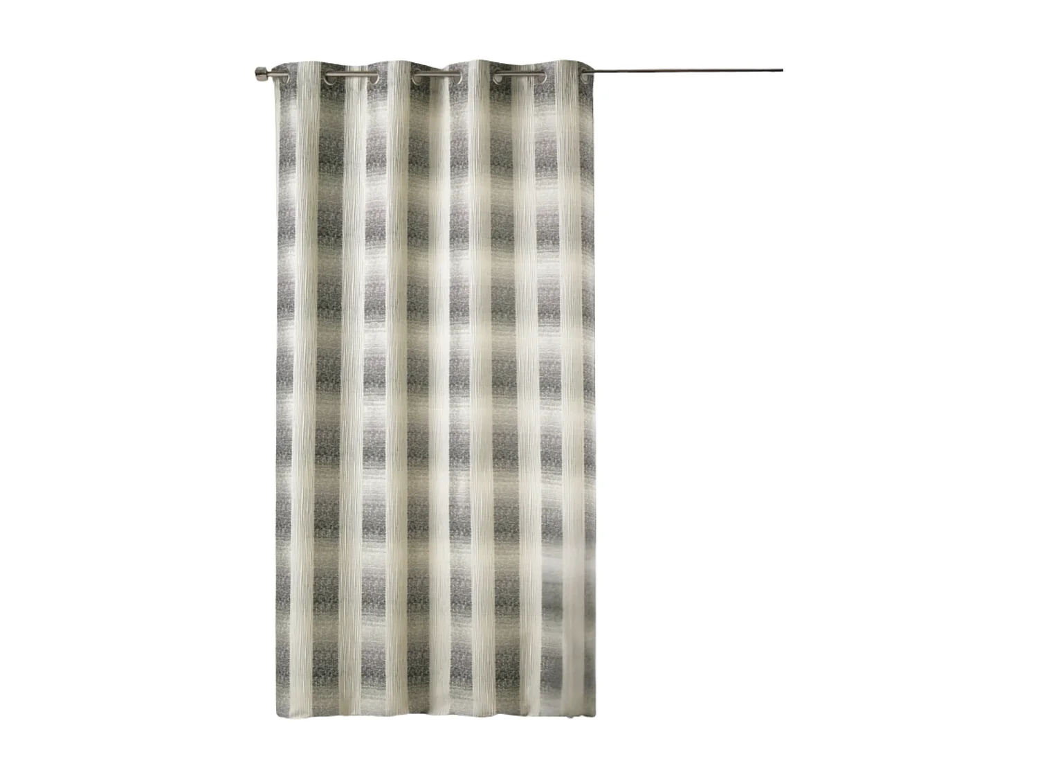 Cortina en Jacquad Efecto a Cuadros 140 x 260 cm