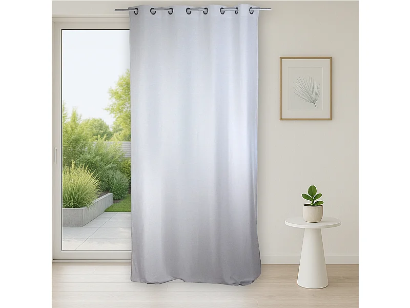 Rideau Uni en Lin lavé