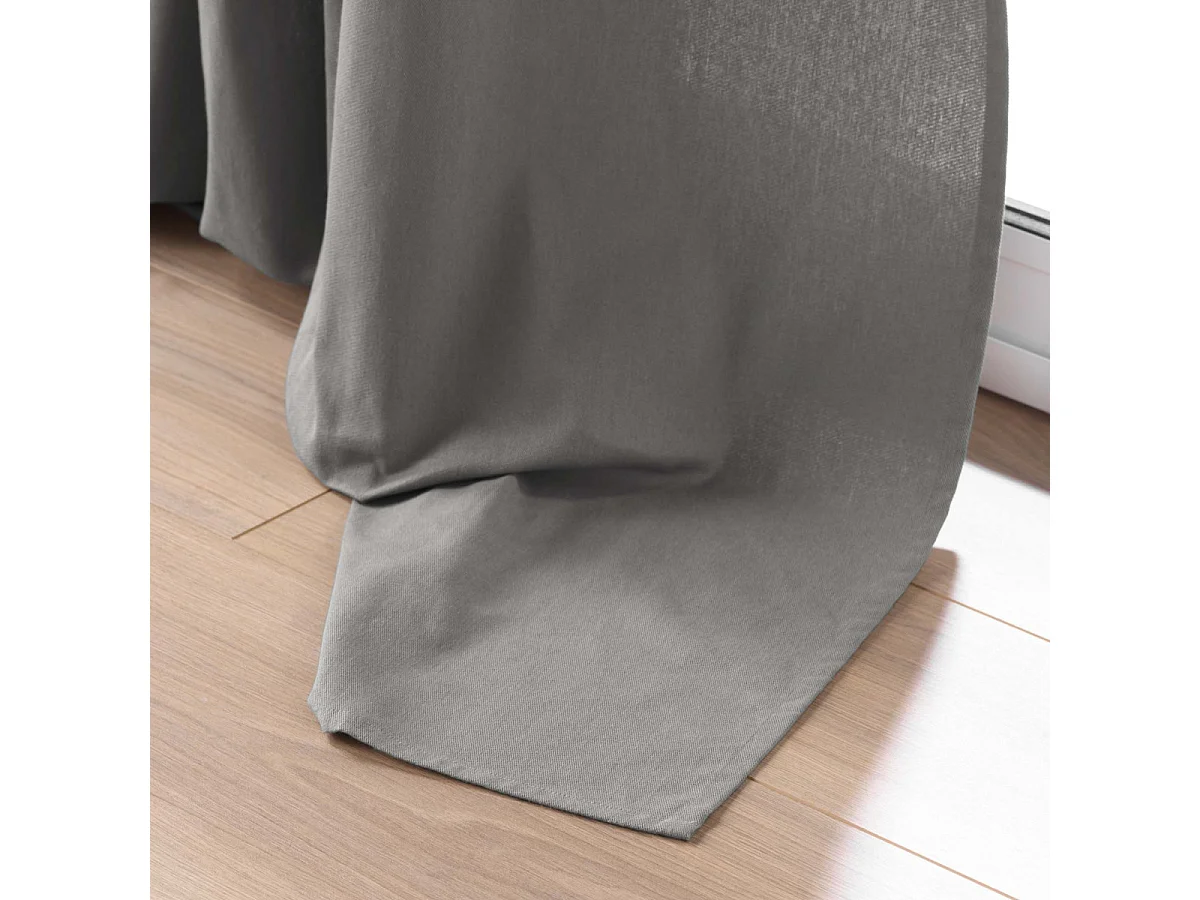 Dekoschal aus recycelter Polyester/Baumwolle 135 x 260 cm