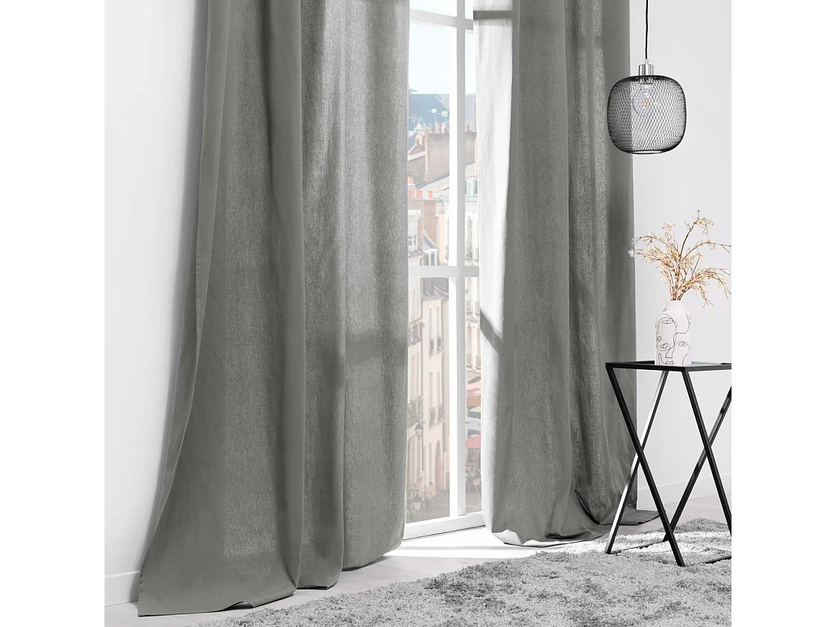 Dekoschal aus recycelter Polyester/Baumwolle 135 x 260 cm