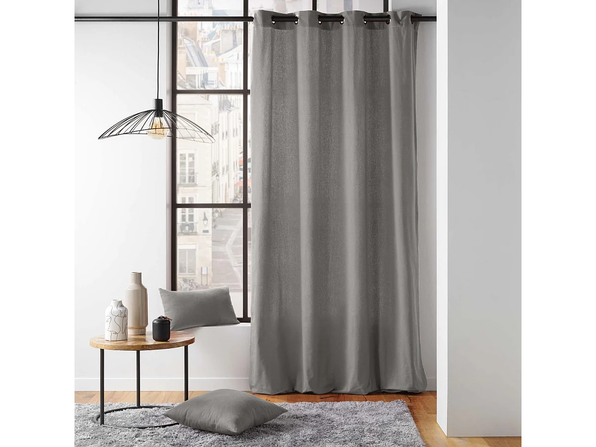 Dekoschal aus recycelter Polyester/Baumwolle 135 x 260 cm