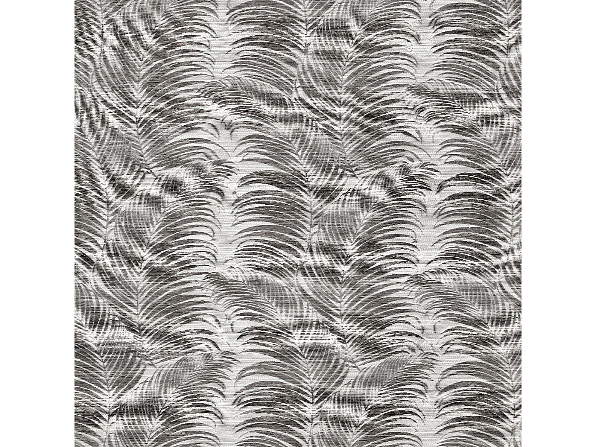 Rideau à oeillets aux motifs palmes