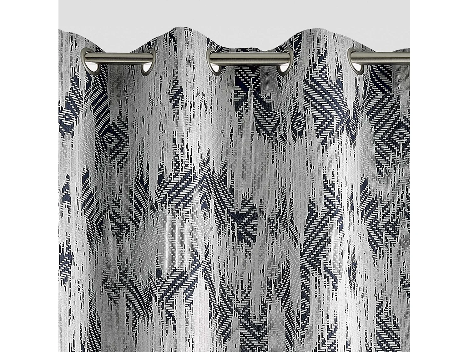 Rideau ethnique en jacquard