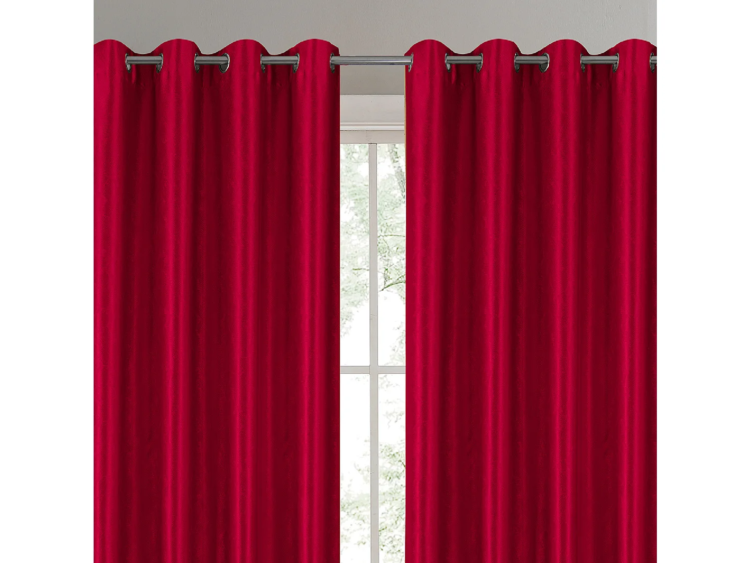 Paire de rideaux occultants à motifs géométriques