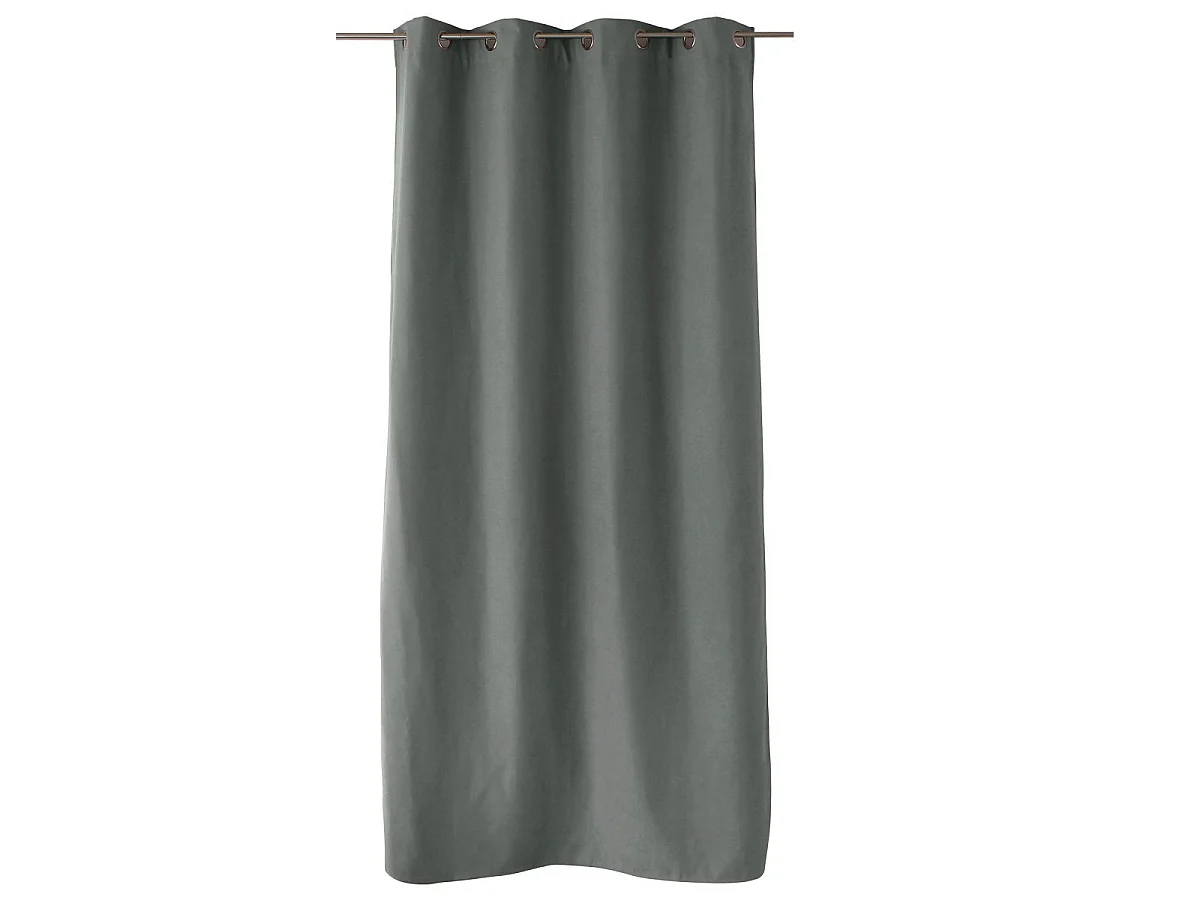 Rideau Thermique Occultant "Nordica" 135x240cm Gris Clair