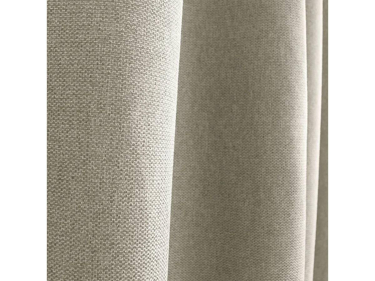 Ösenvorhang aus Chenille-Samt 140 x 240 cm