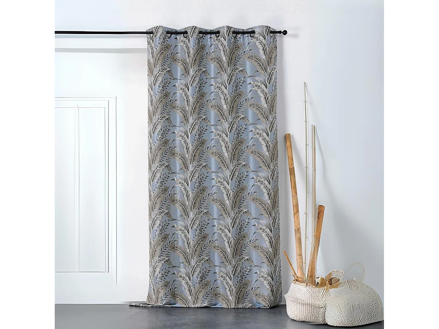 Cortina tendencia con impresiones exóticas 135 x 245 cm