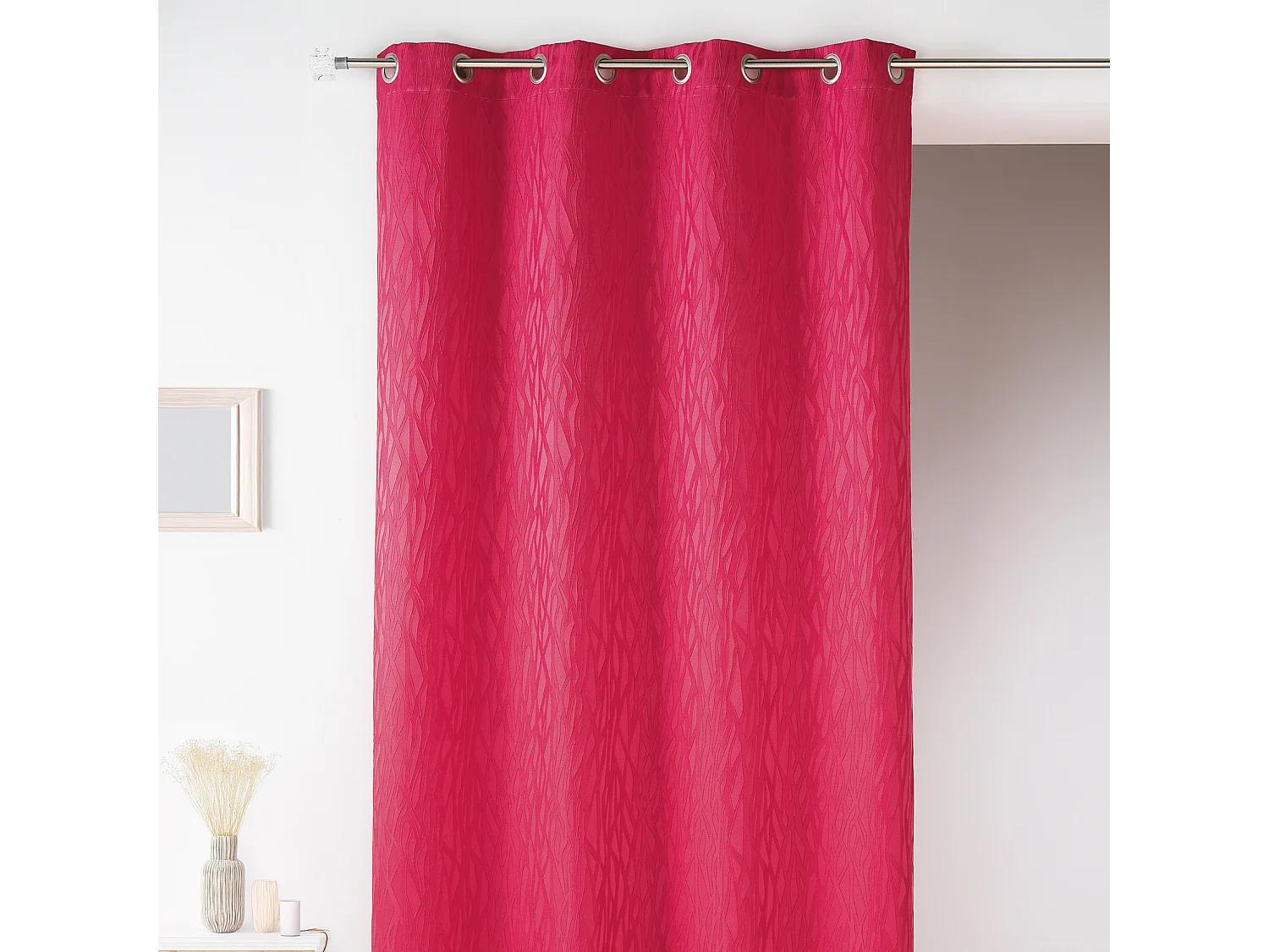 Cortina en jacquard fantasía 135 x 260 cm