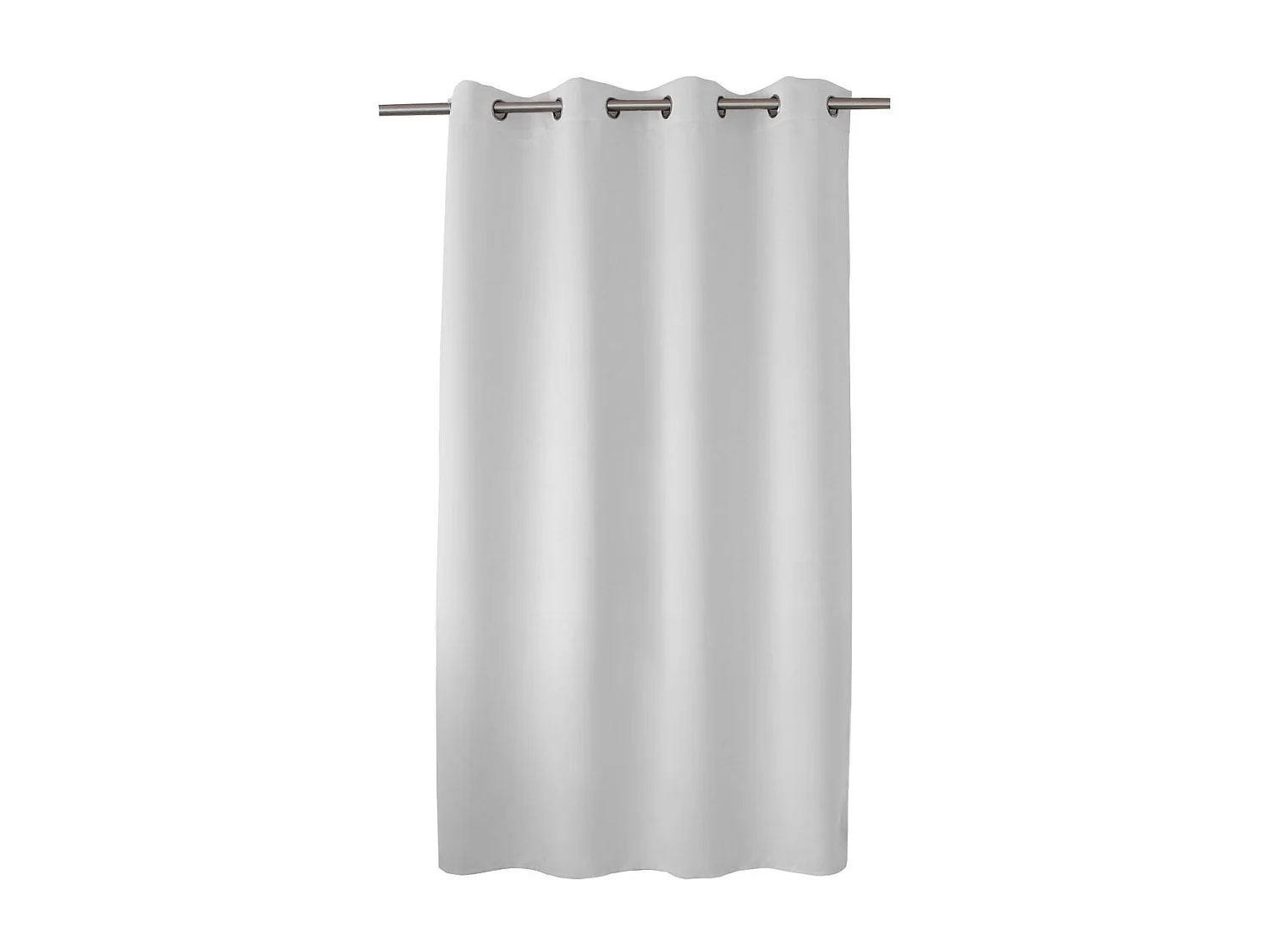 Rideau Occultant à Œillets "Reglisse" 140x180cm Blanc