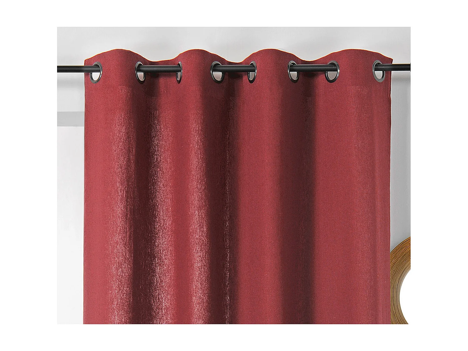 Cortina de algodón y cáñamo