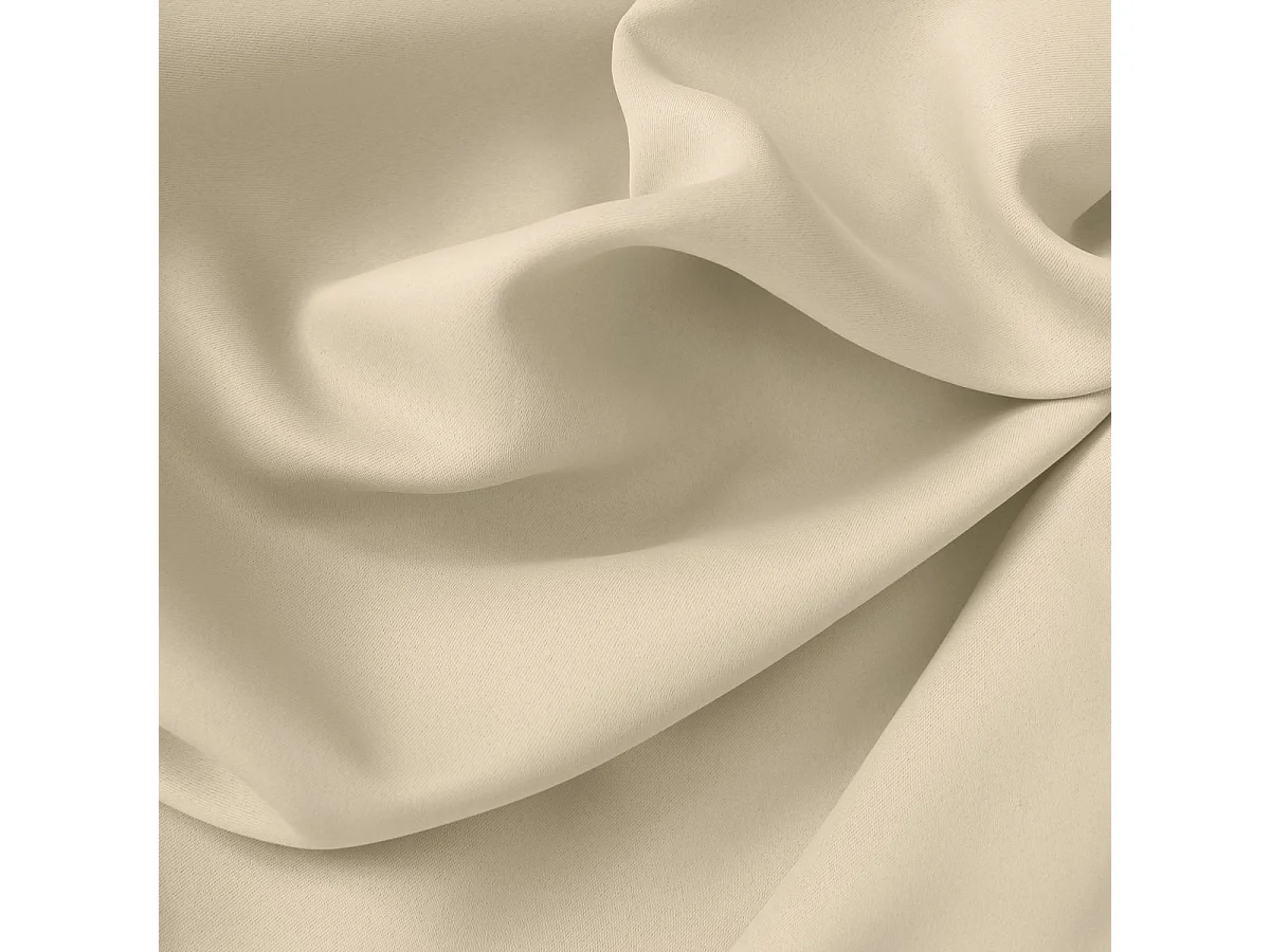 Rideau Occultant à Œillets "Reglisse" 140x240cm Ivoire