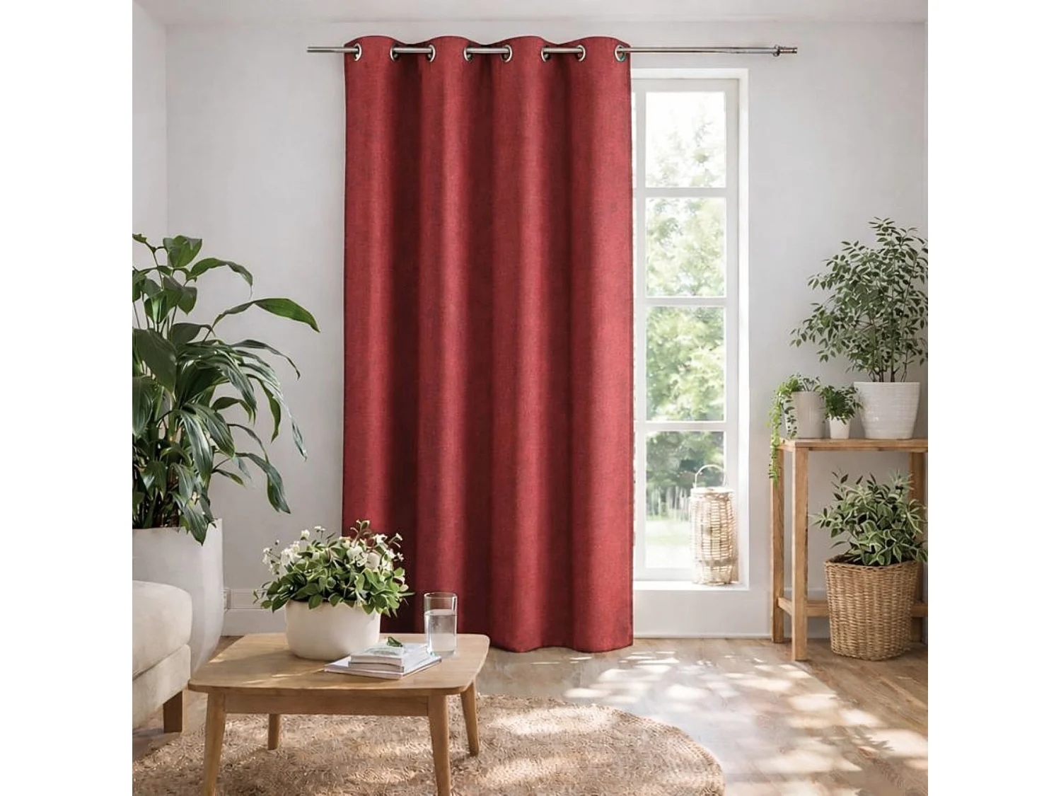 Fertigvorhang "Leinentuch" 140 x 260 cm