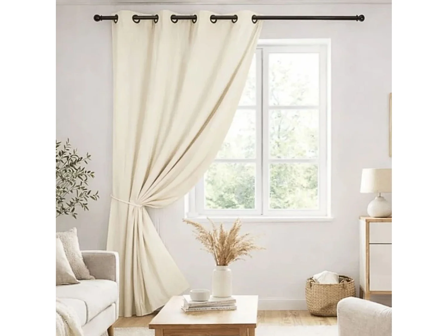 Cortina 100% ocultante visto en el programa de televisión D&CO! 140 x 260 cm