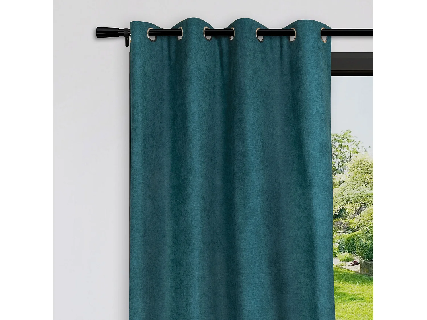 Rideau anti-froid doublé polaire