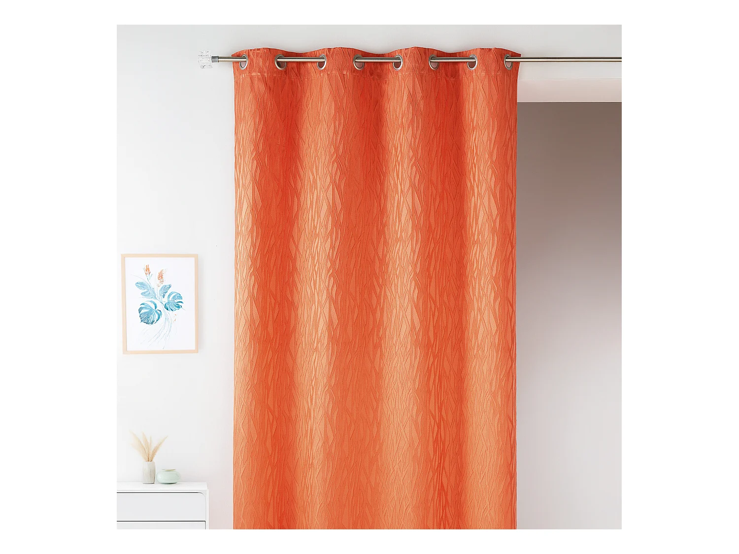 Rideau en jacquard fantaisie
