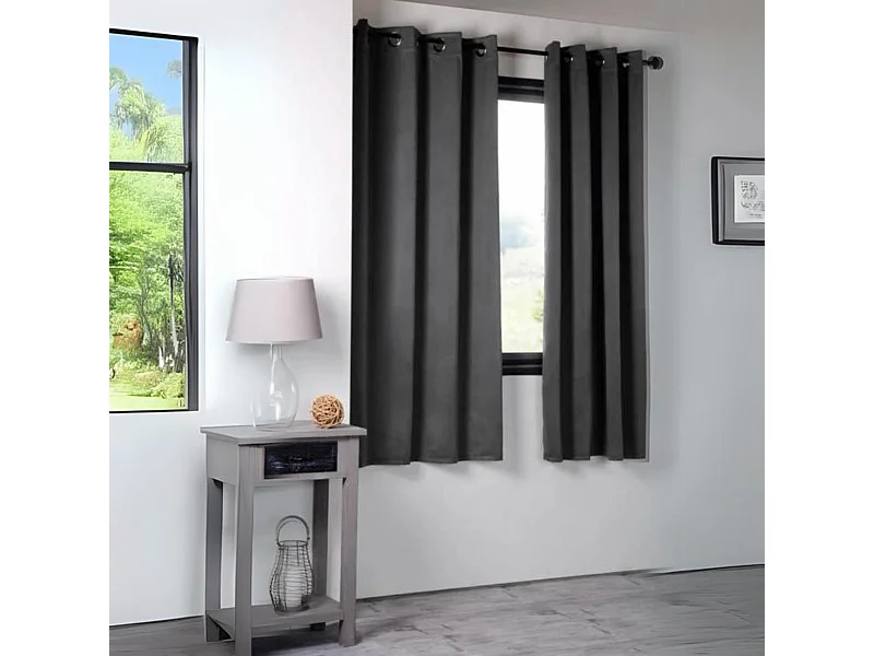 Verdunkelnder einfarbiger Vorhang, 210 g/m² 135 x 250 cm