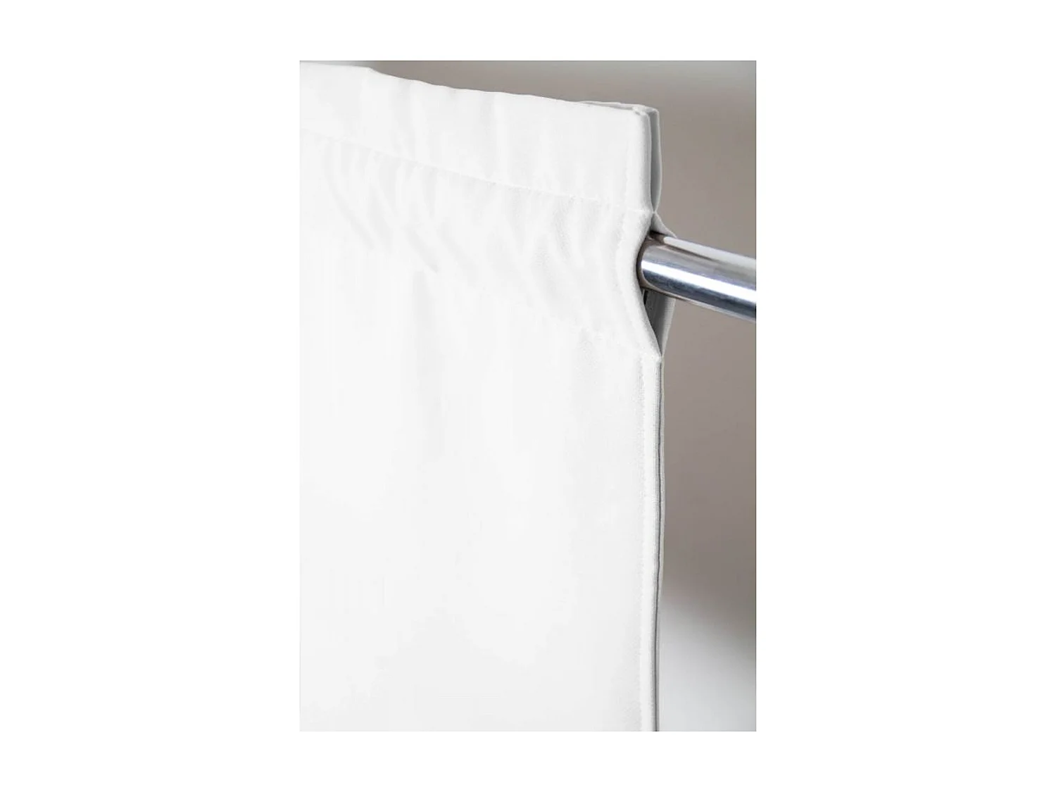 Vorhang als Raumteiler mit Vorhangstange und Kräuselband 145 x 250 cm