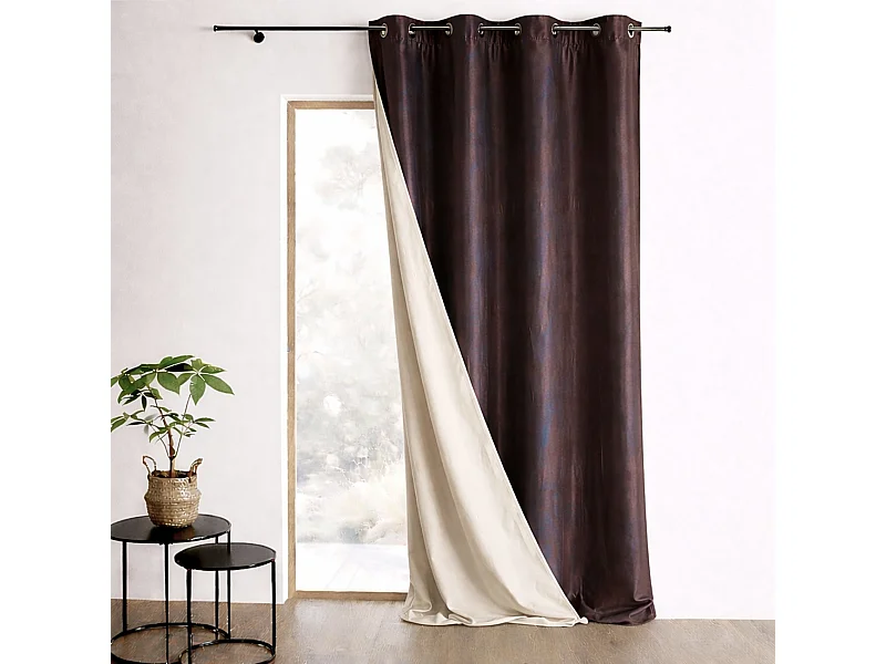 Wendevorhang aus Taft 140 x 260 cm