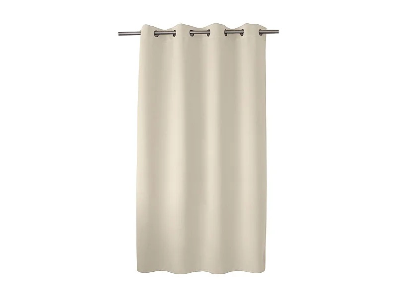 Einfarbiger Verdunkelungsvorhang mit 8 Ösen 140 x 180 cm