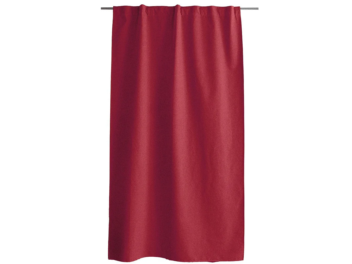 Rideau Occultant Opacité Maximale "Eclipse" 140x240cm Rouge