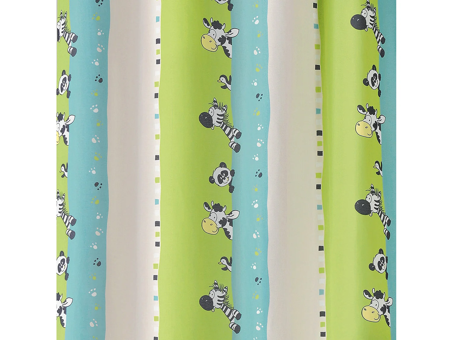 Cortina para niño con impresiones "cebra"
