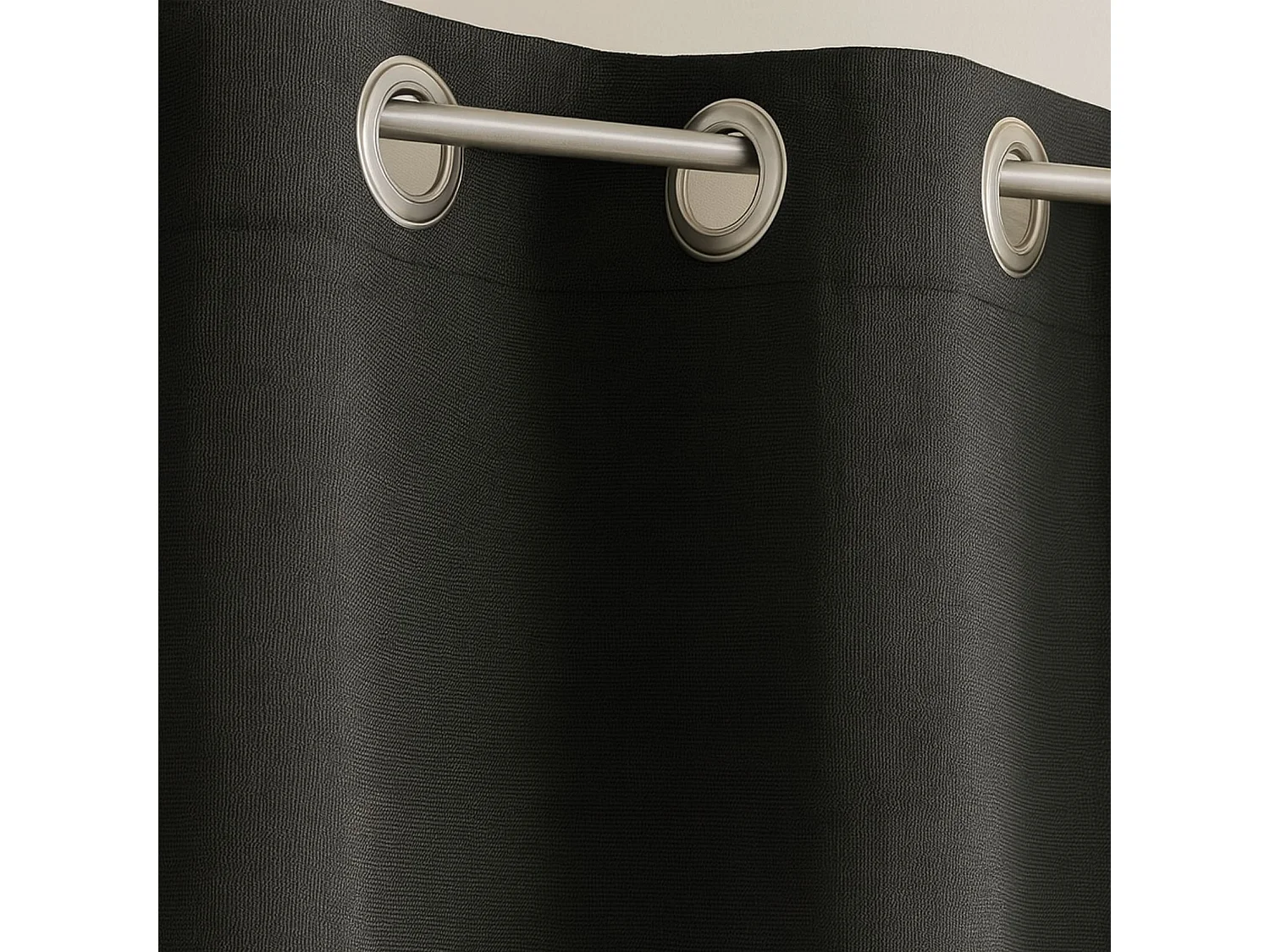 Cortina 100% blackout M1 ignífuga Negro 140 x 180 cm