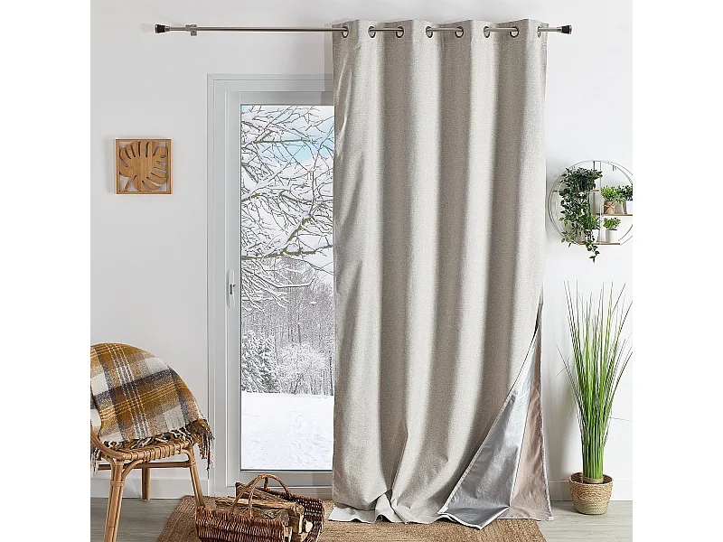 Cortina Opaca y Aislante Térmica Invierno/Verano