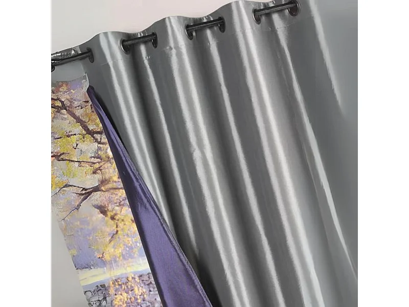 Wendevorhang aus Taft 140 x 260 cm