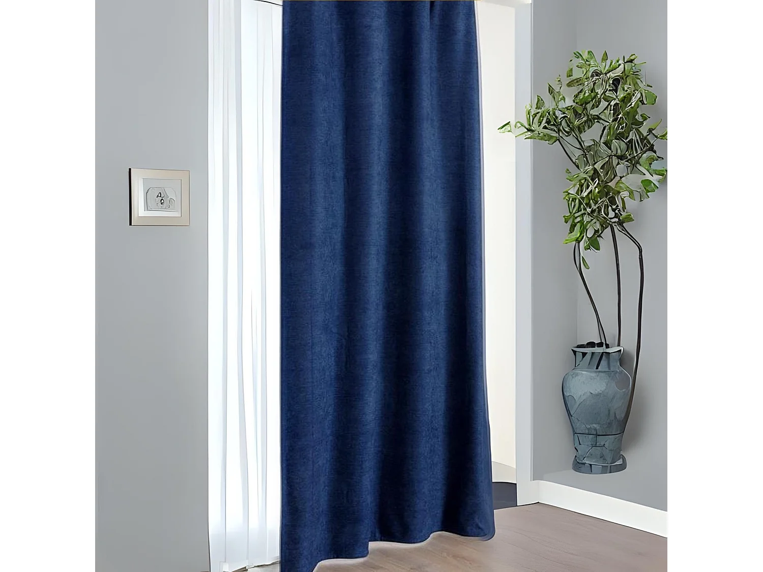 Rideau Alaska à galon fronceur isolant et 100 % occultant