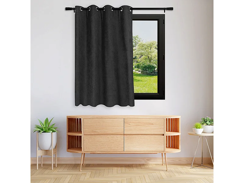 Cortina antifrío doble forrada de polar