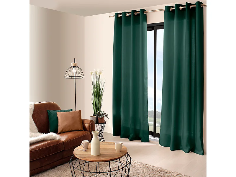 Cortina unida con ollaos