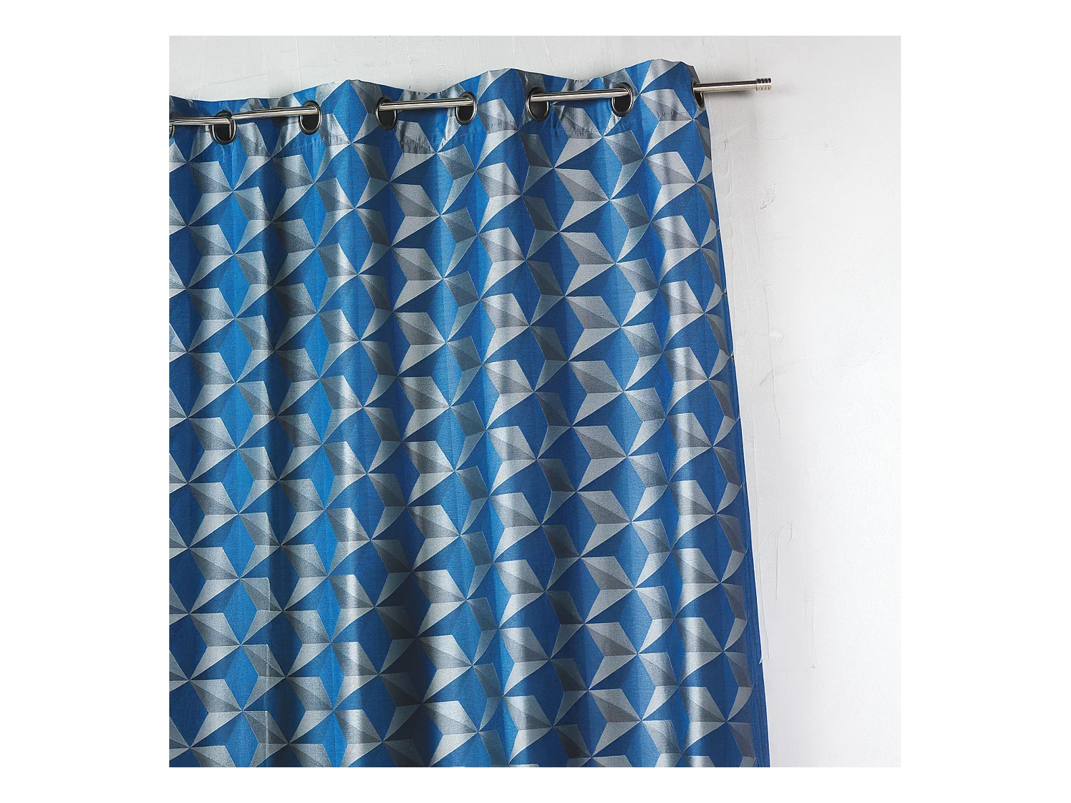 Rideau en jacquard imprimés géométriques