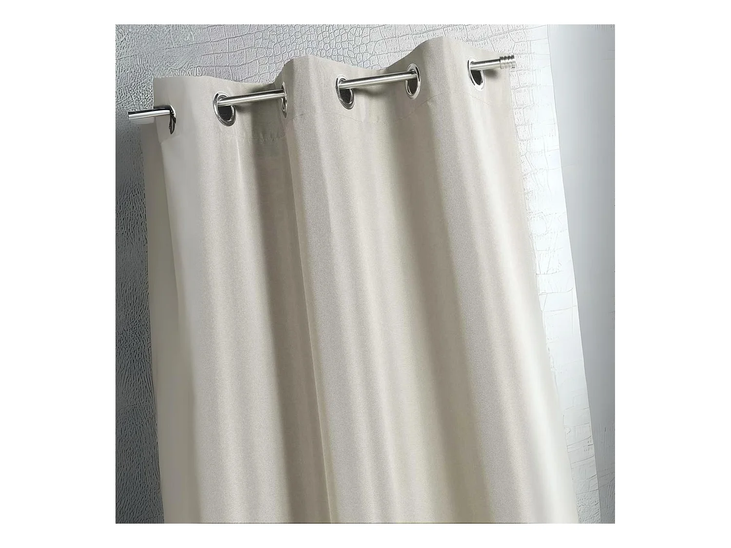 Rideau d'extérieur en tissu déperlant