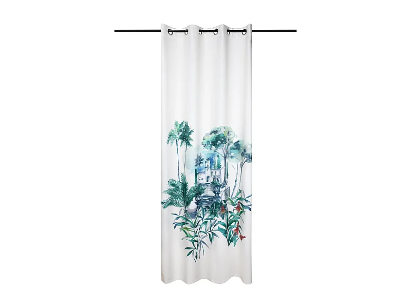 Rideau imprimé esprit villa italienne