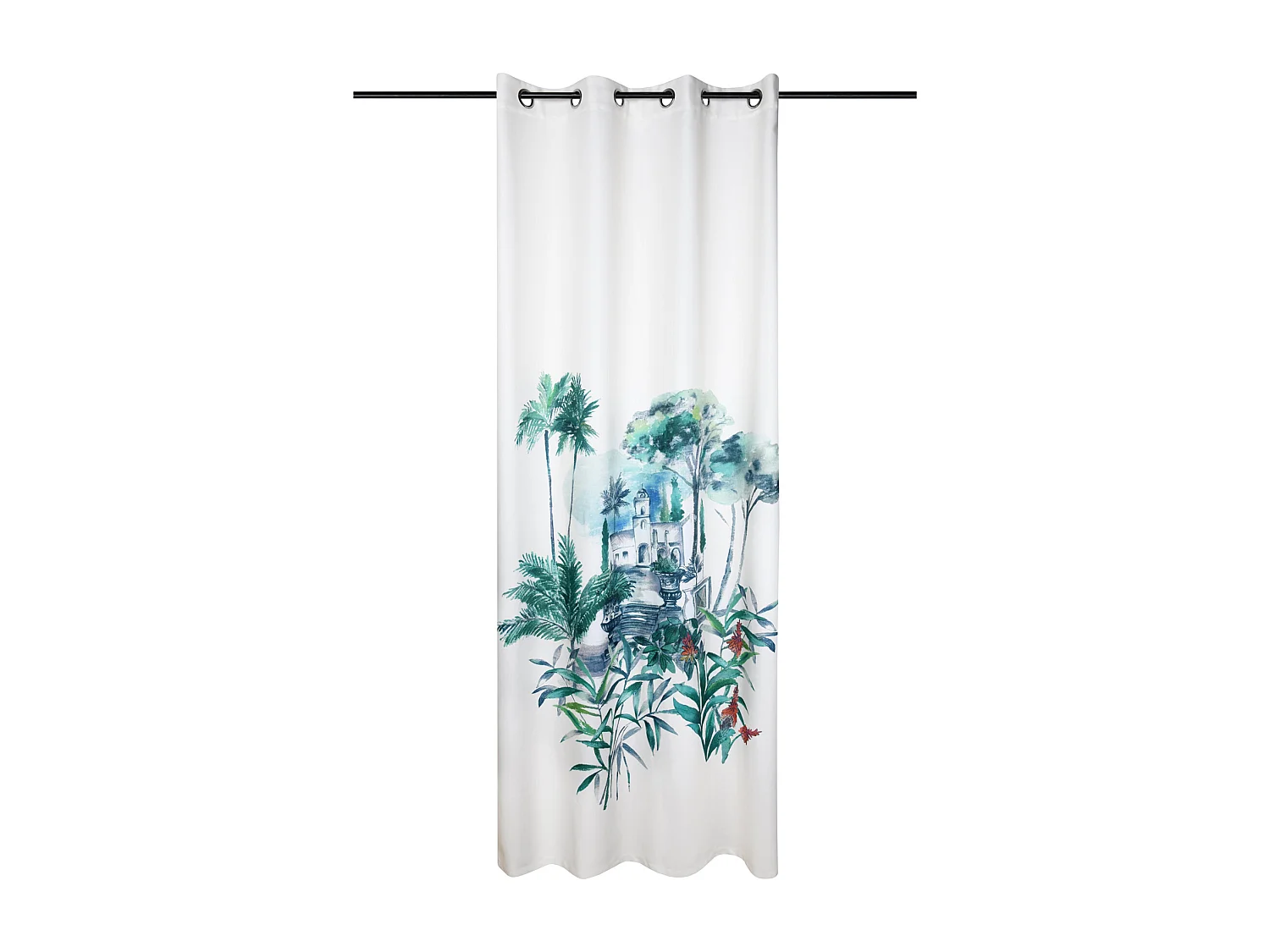 Rideau imprimé esprit villa italienne