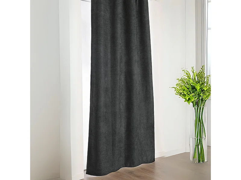 Rideau Alaska à galon fronceur isolant et 100 % occultant