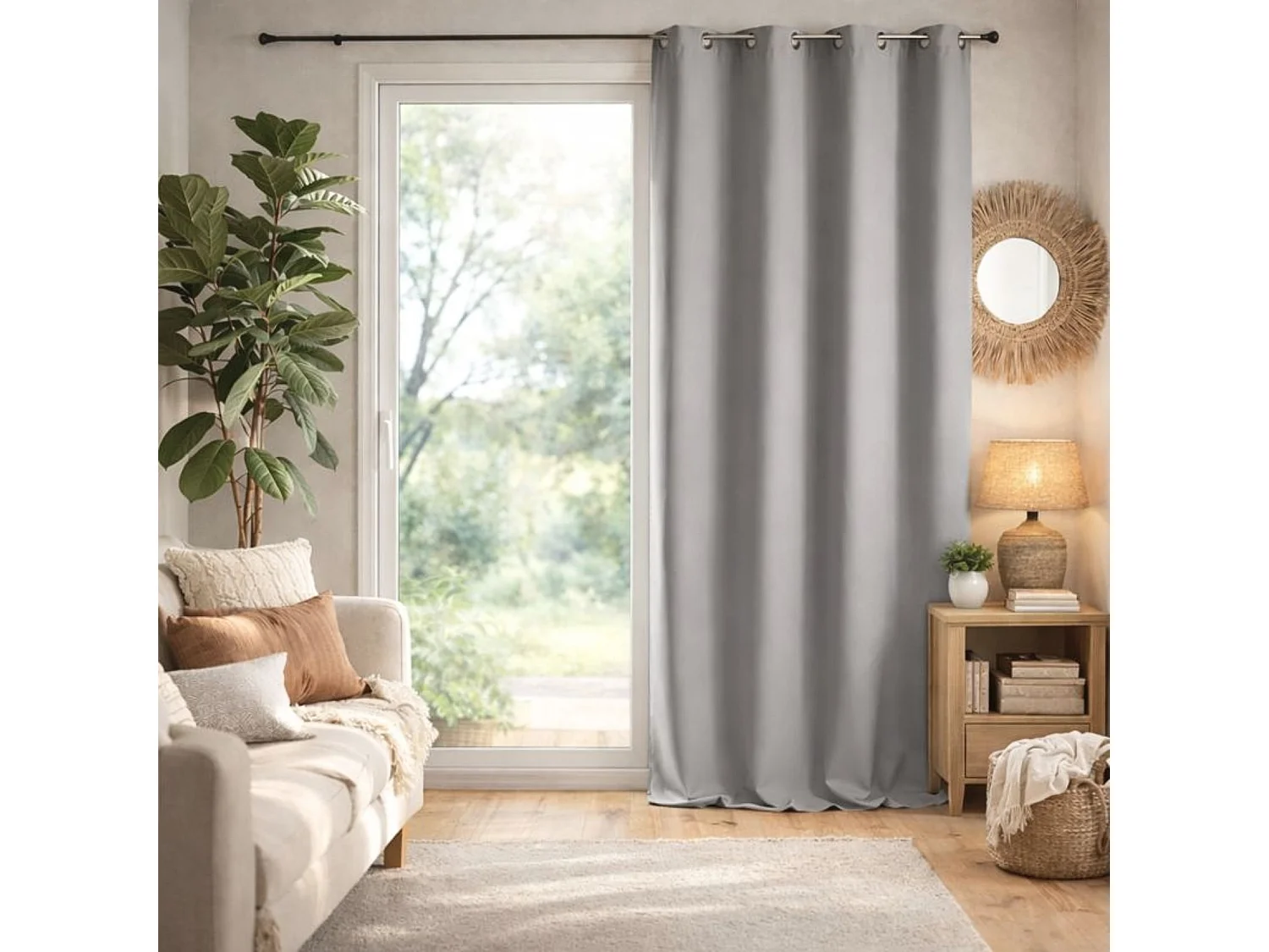 Verdunklungsvorhang 80%ig 140 x 260 cm