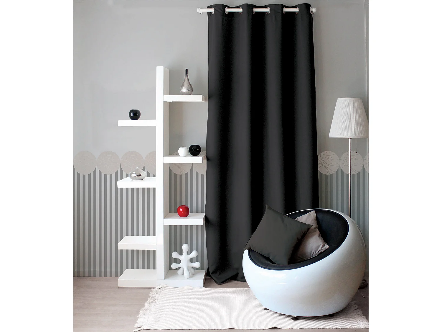 Vorhang aus Polyester mit den Maßen