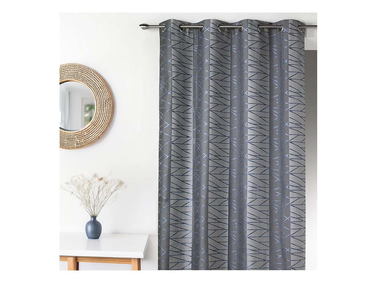 Rideau en Jacquard à Rayures Verticales "Fun"