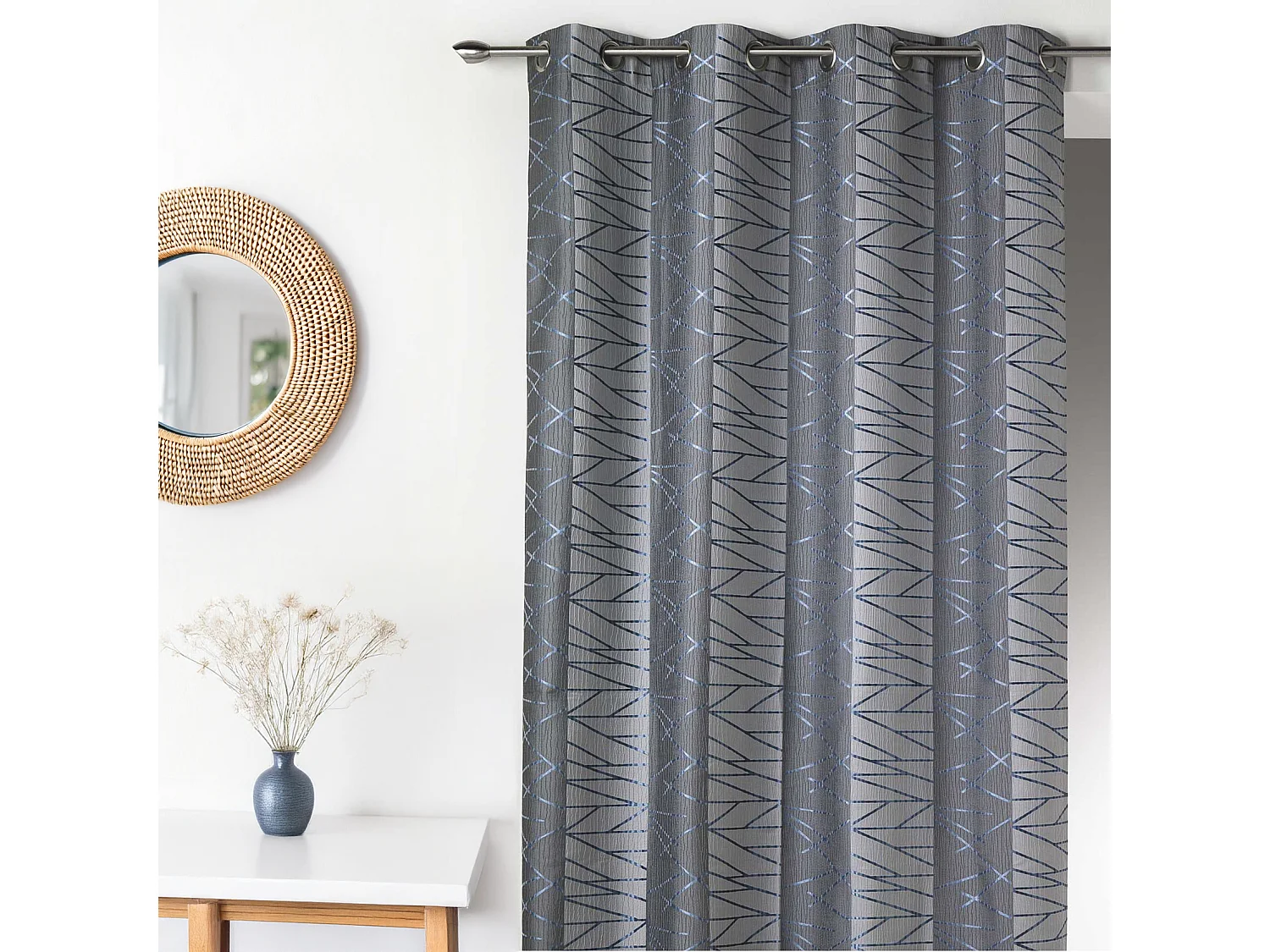 Rideau en Jacquard à Rayures Verticales "Fun"