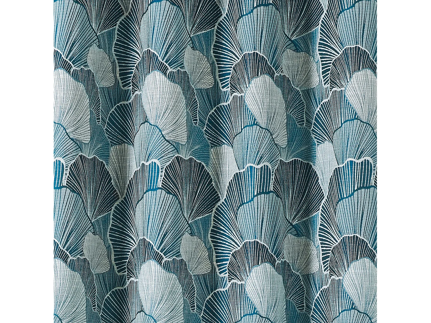 Cortina estampada de pétalos de flores 135 x 240 cm