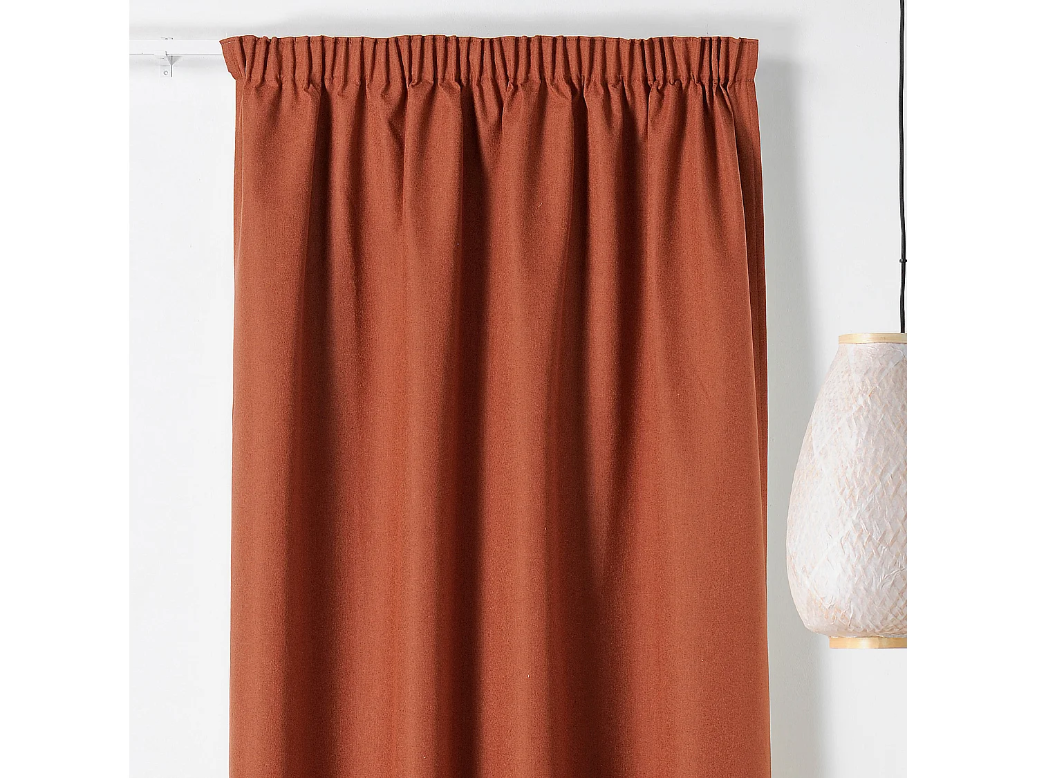 Gardine mit Kräuselband, Verdunkelnd und Chenille-Effekt 135 x 260 cm