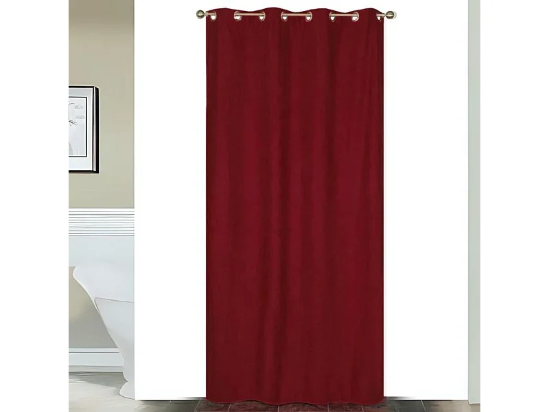 Cortina colorida aislante y térmica