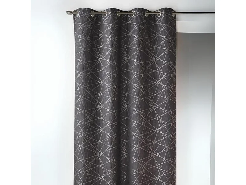 Rideau en Jacquard à Imprimés Design