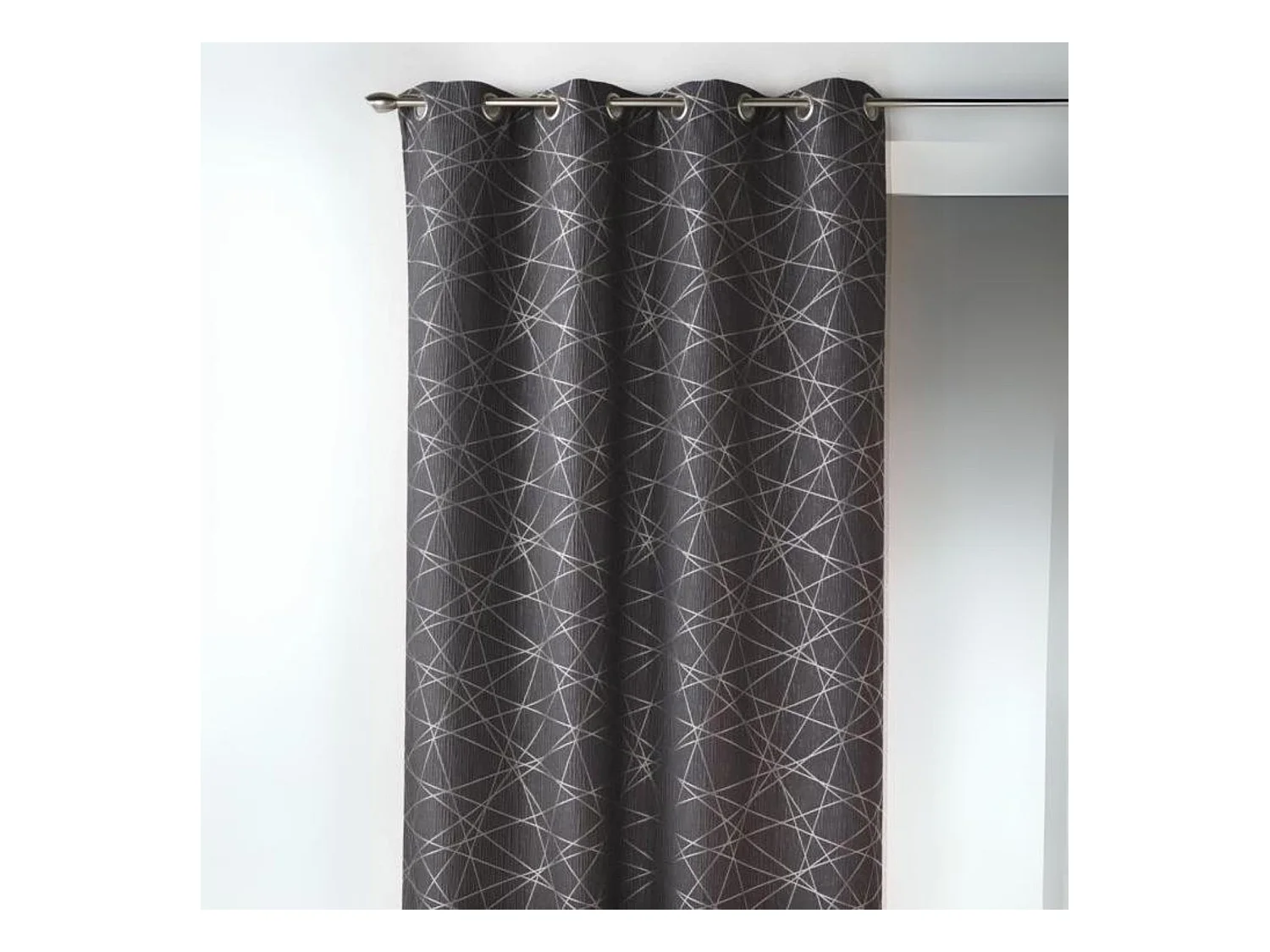 Rideau en Jacquard à Imprimés Design