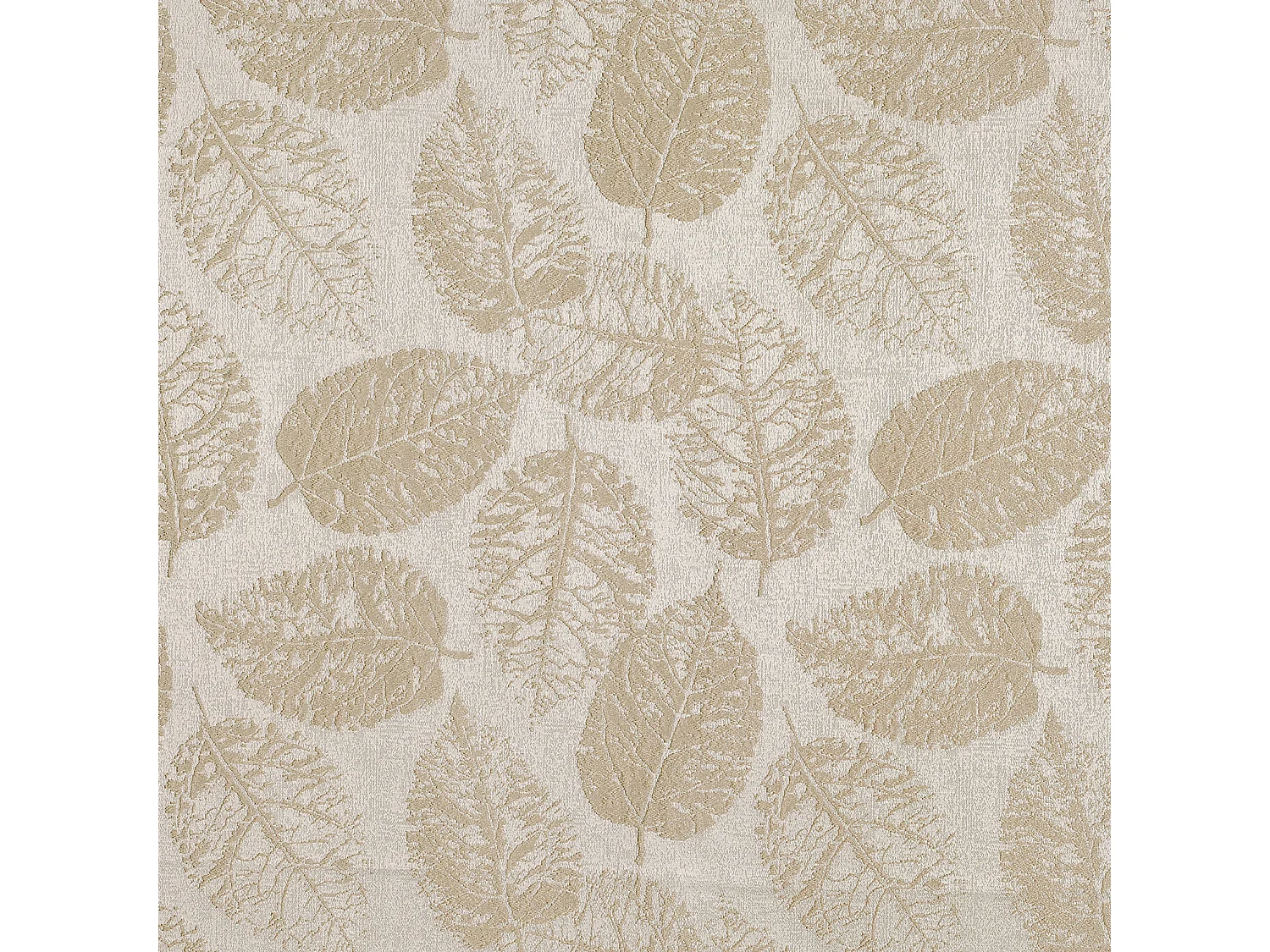 Gardine mit Ösen im Blattmuster mit Relief 140 x 260 cm