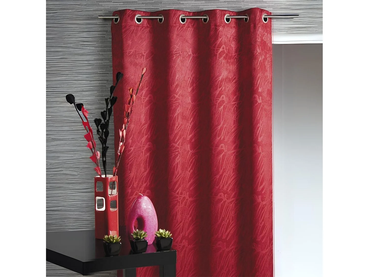 Cortina opaca frappé 140 x 260 cm