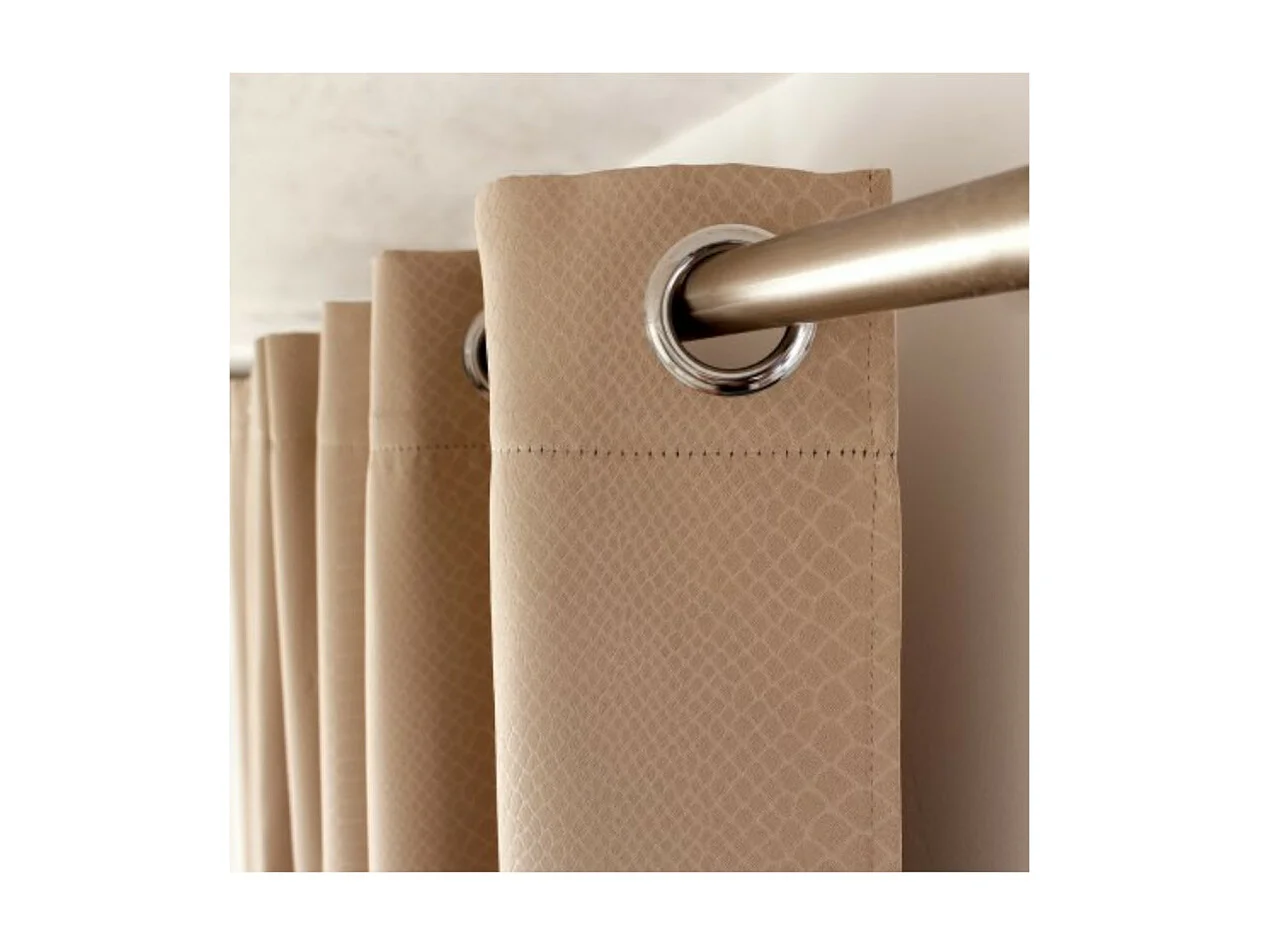 Cortina opaca y estampada tono sobre tono 140 x 240 cm