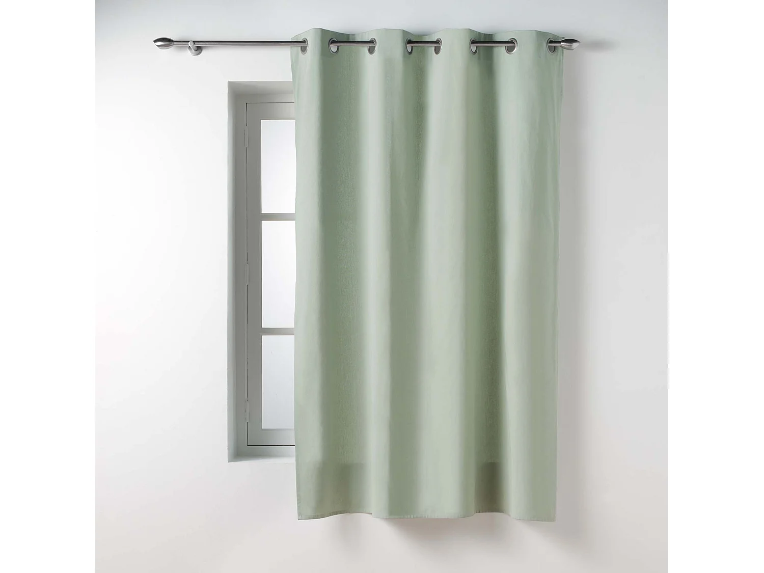 Visillo de decoración de poliéster/algodón reciclado 135 x 180 cm